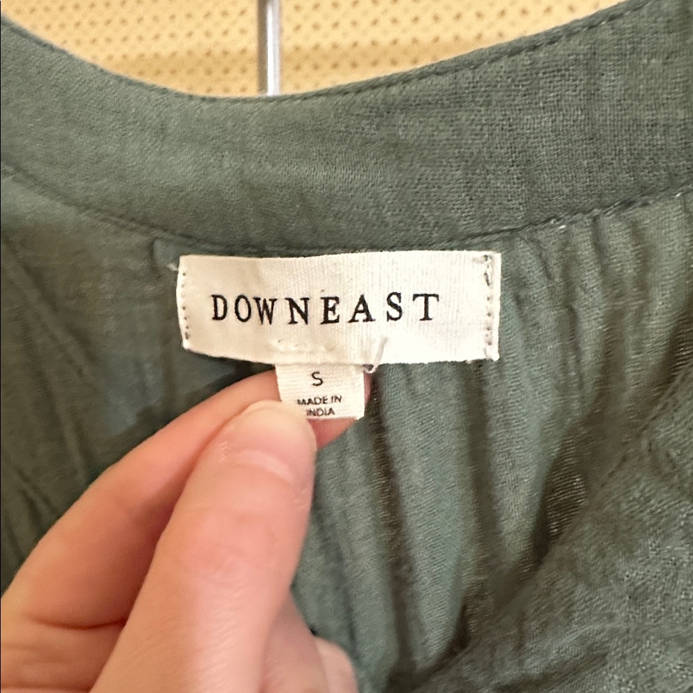 DownEast sage tiered midi dress - Picture 5 of 6